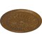 Ekena Millwork Juniper Ceiling Medallion (Fits Canopies up to 7"), 36"OD x 1 1/2"P, Smokey Topaz Crackle CM36JUSTC - alternate 2